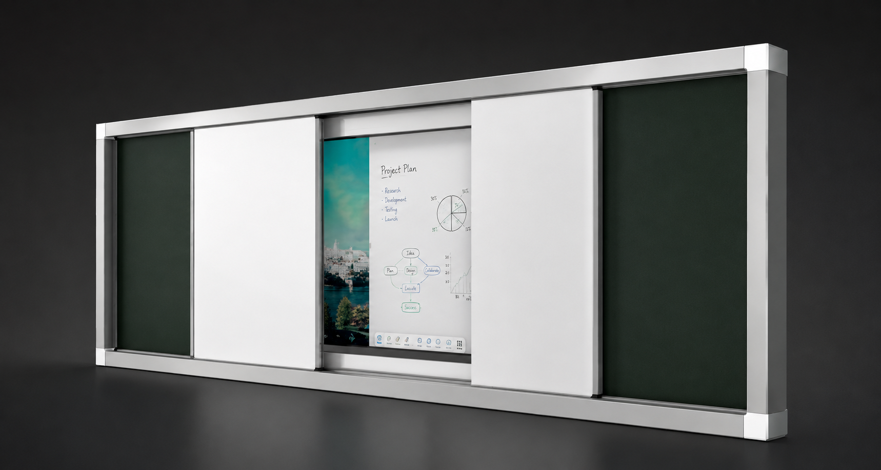 Double Sliding Shutter Board
