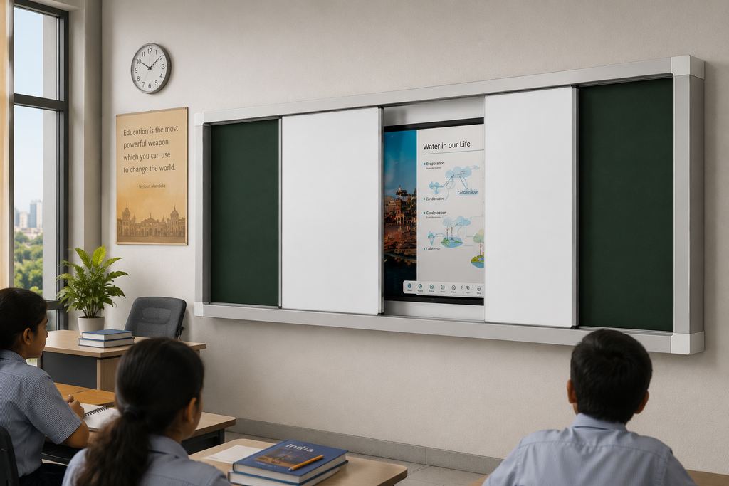 Double Sliding Shutter Board