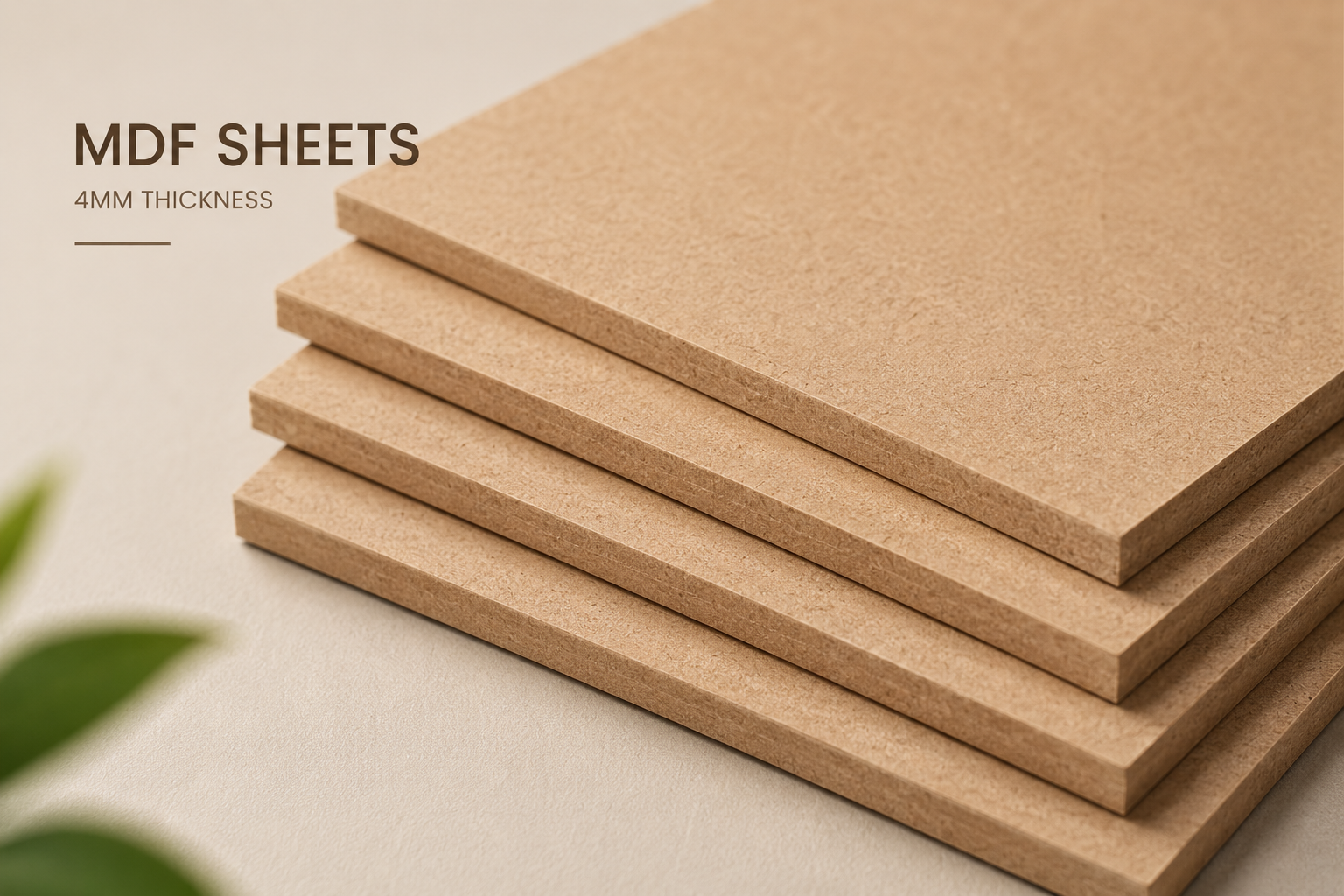 MDF Sheets 4mm